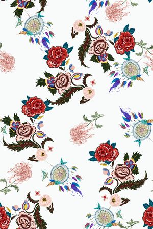 春夏华亿平台印花华亿平台图片