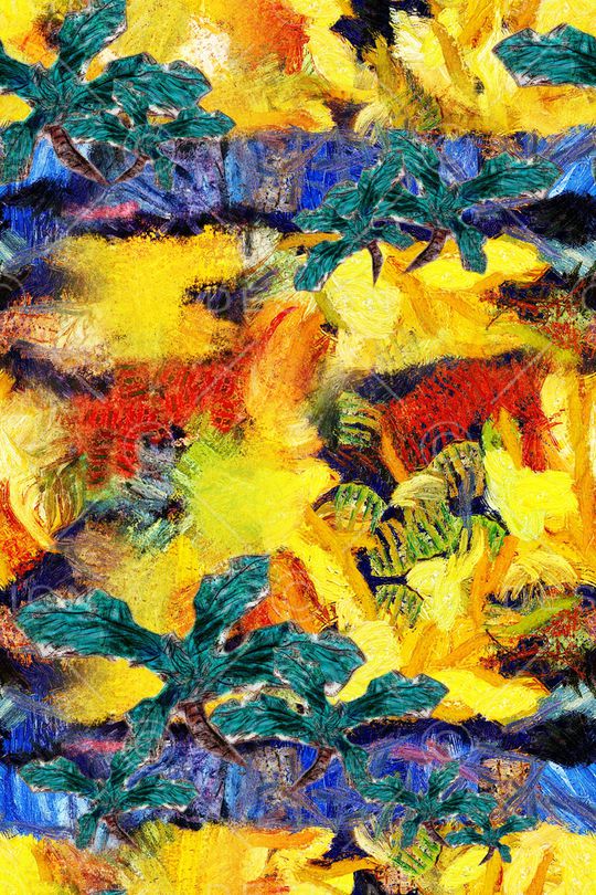 抽象印花华亿平台图片