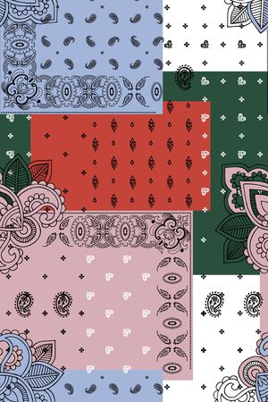 佩斯利印花华亿平台图片