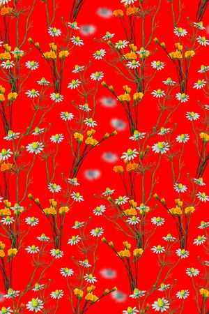 菊花印花华亿平台图片