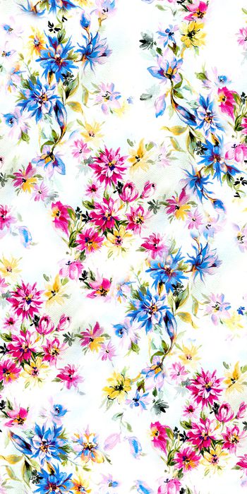 抽象花卉印花华亿平台图片