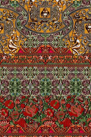 民族风印花华亿平台图片