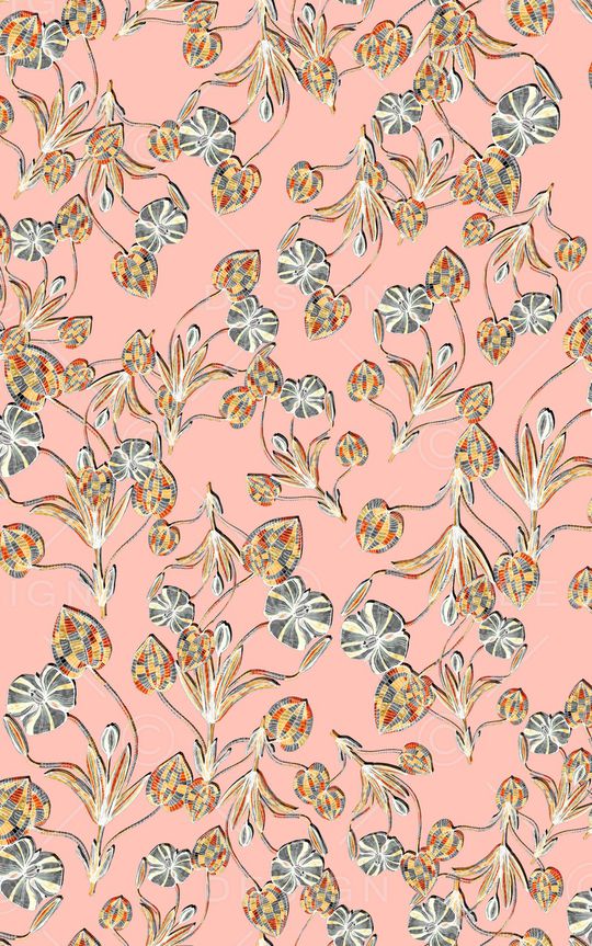 小碎花印花华亿平台图片