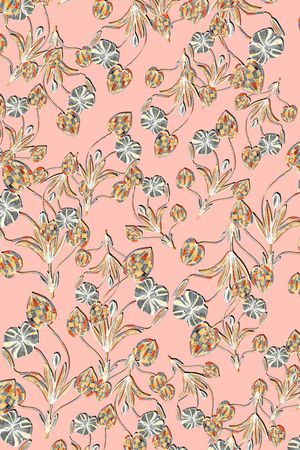 小碎花印花华亿平台图片