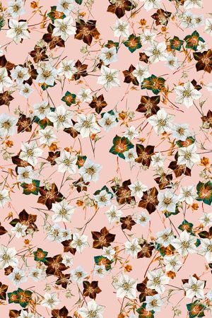 小碎花印花华亿平台图片