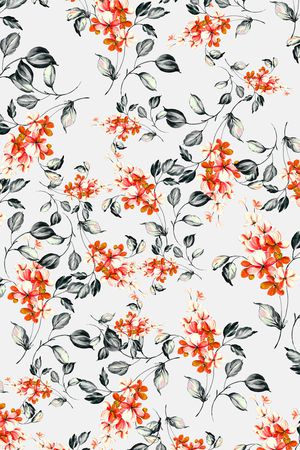 小碎花印花华亿平台图片