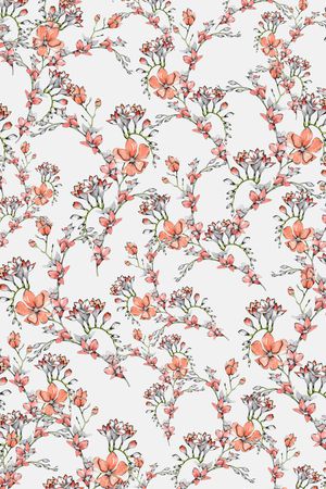 小碎花印花华亿平台图片