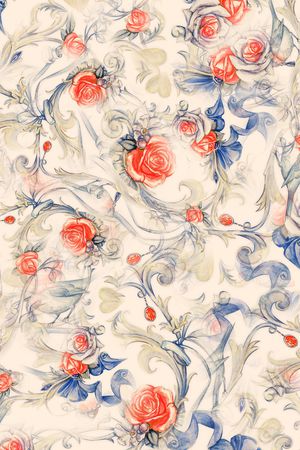 小碎花印花华亿平台图片