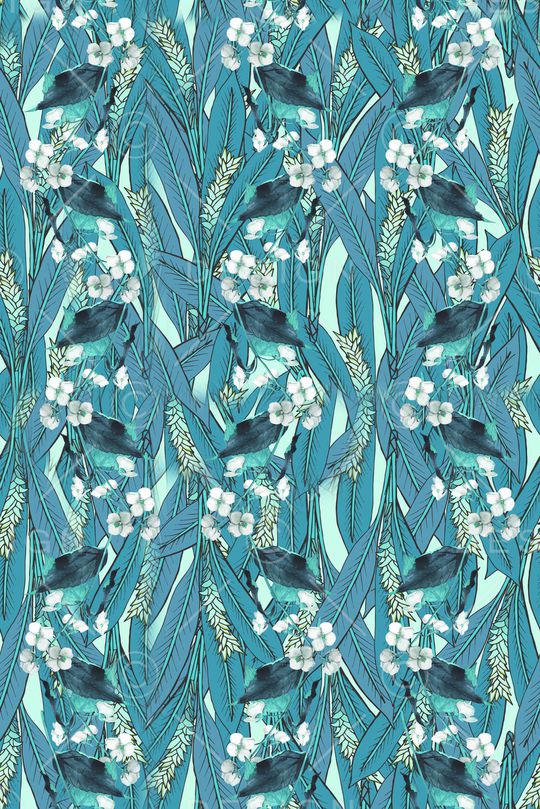 线条花卉印花华亿平台图片