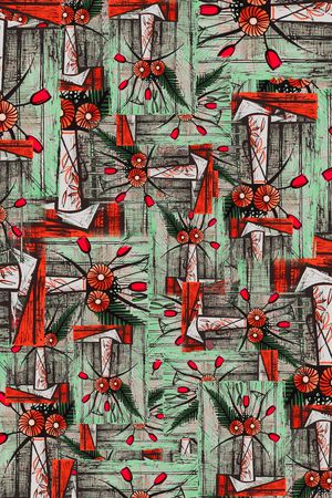 线条印花华亿平台图片