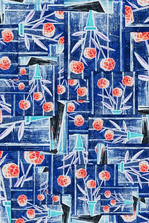 线条印花华亿平台图片