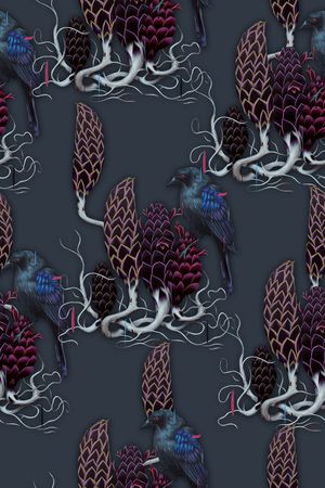 鸟印花华亿平台图片
