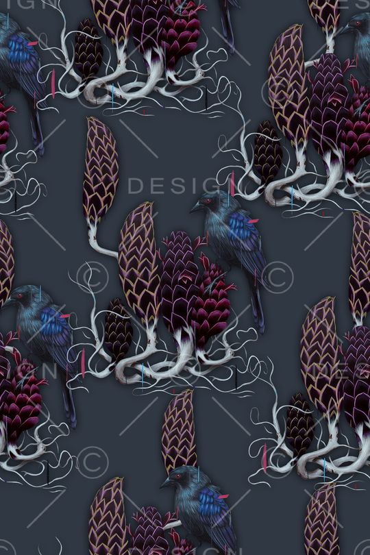 鸟印花华亿平台图片