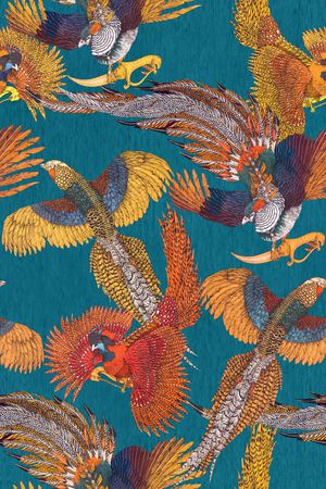 鸟印花华亿平台图片