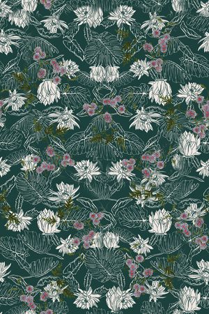 小碎花印花华亿平台图片