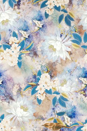 中国风印花华亿平台图片