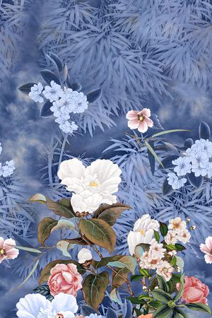 素雅印花华亿平台图片