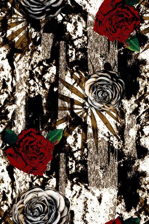 抽象印花华亿平台图片