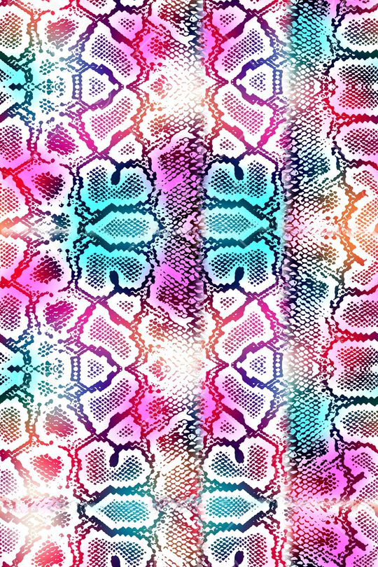 蛇印花华亿平台图片