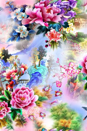 民族风印花华亿平台图片