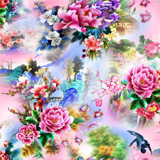 民族风印花华亿平台图片