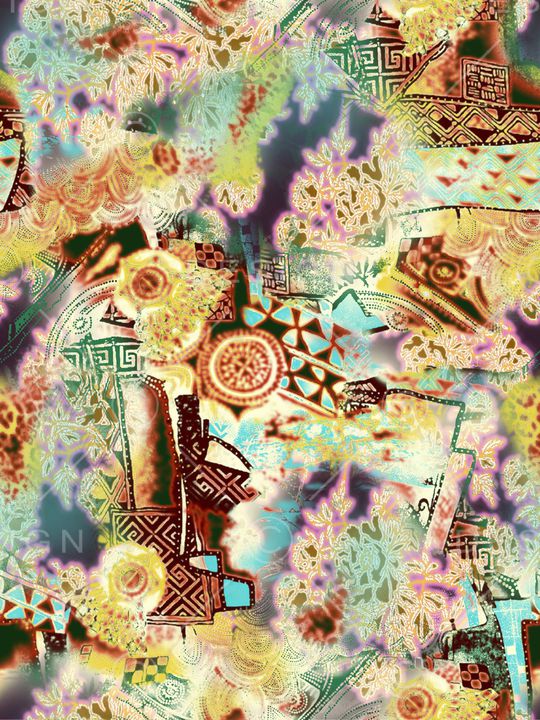 定位花印花华亿平台图片