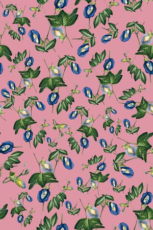 手绘花卉印花华亿平台图片