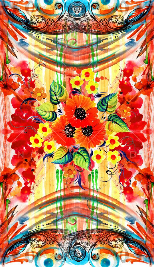 民族风印花华亿平台图片