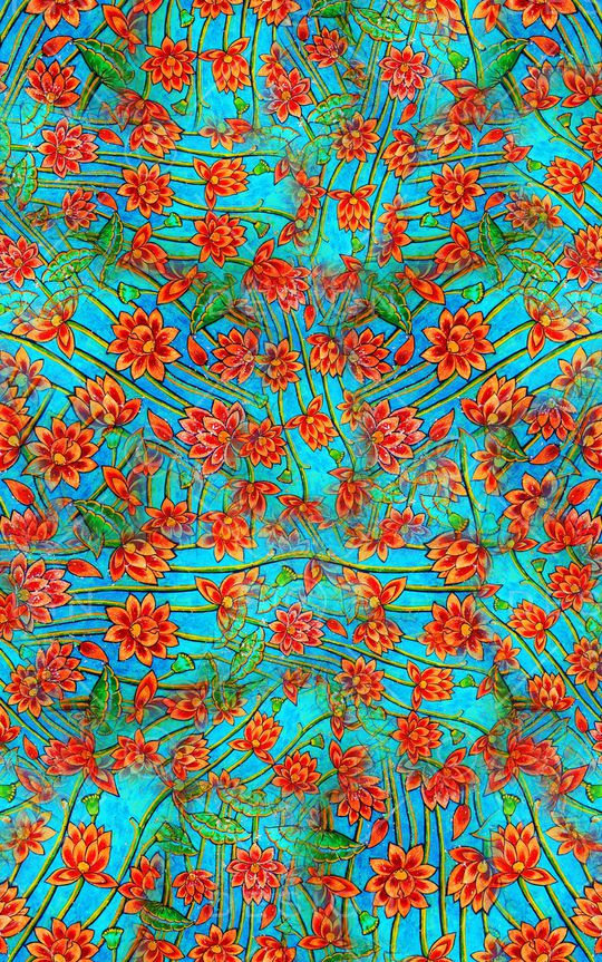 中国风印花华亿平台图片