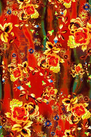 中国风印花华亿平台图片