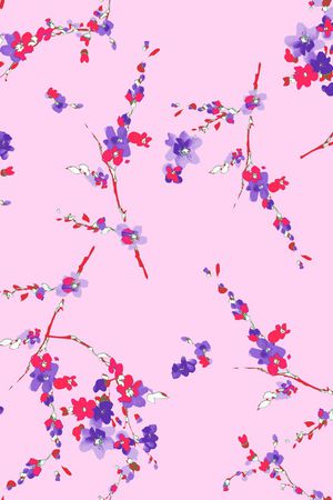 小碎花印花华亿平台图片