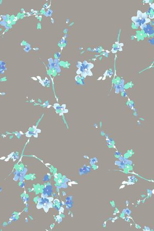 小碎花印花华亿平台图片