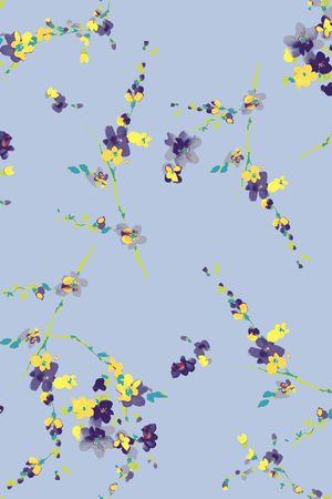 小碎花印花华亿平台图片