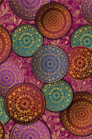 几何印花华亿平台图片