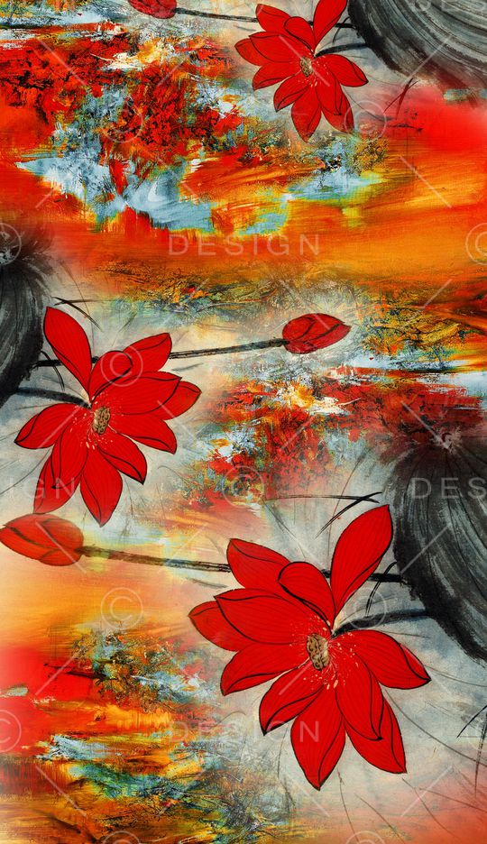 定位花印花华亿平台图片