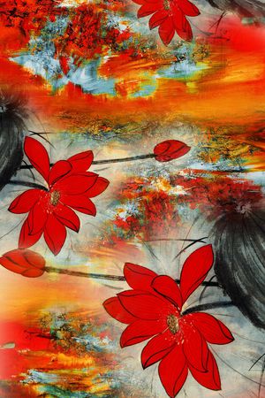 定位花印花华亿平台图片