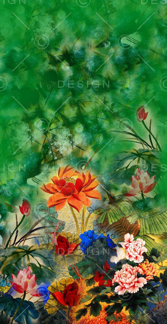 定位花印花华亿平台图片