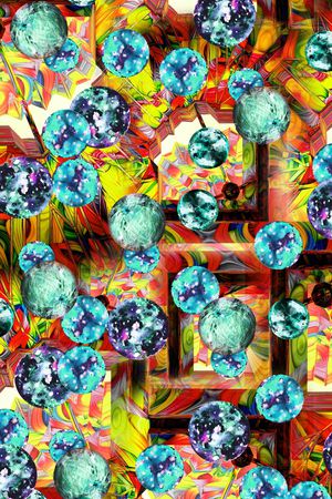 笔触印花华亿平台图片