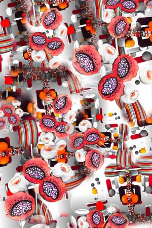 笔触印花华亿平台图片