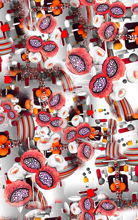 笔触印花华亿平台图片