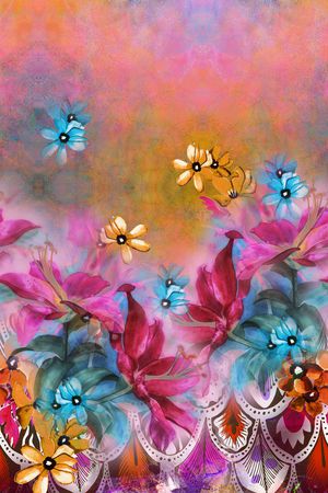 民族风印花华亿平台图片