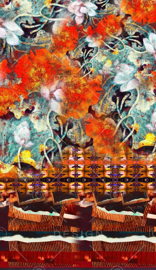 定位花印花华亿平台图片