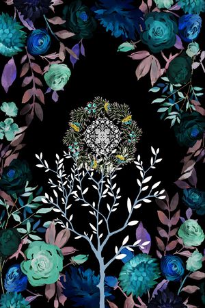 民族风印花华亿平台图片