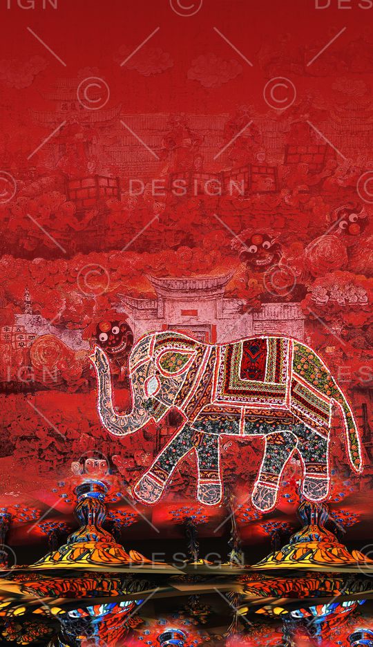 定位花印花华亿平台图片