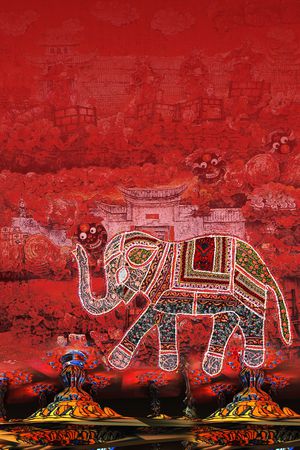 定位花印花华亿平台图片