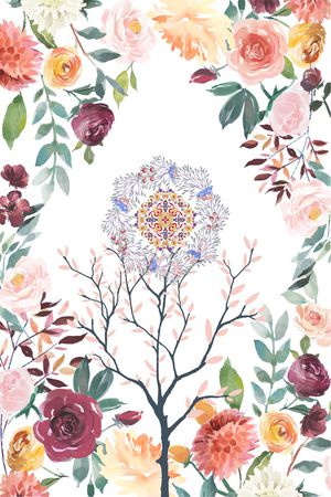 民族风印花华亿平台图片