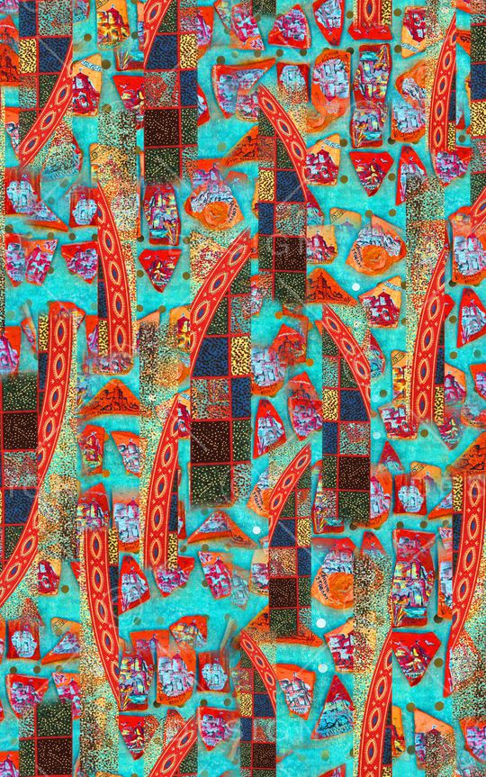 民族风印花华亿平台图片