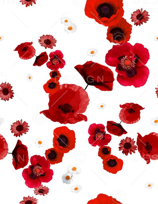 虞美人印花华亿平台图片