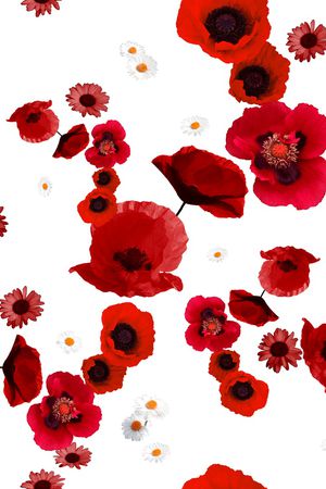 虞美人印花华亿平台图片