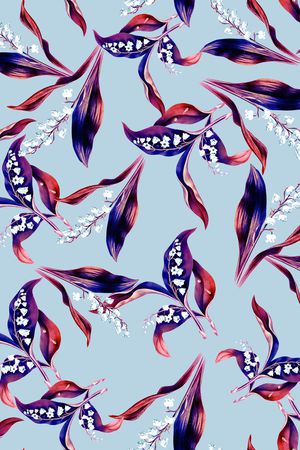 小碎花印花华亿平台图片